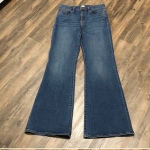 J. Crew flare stretch jeans